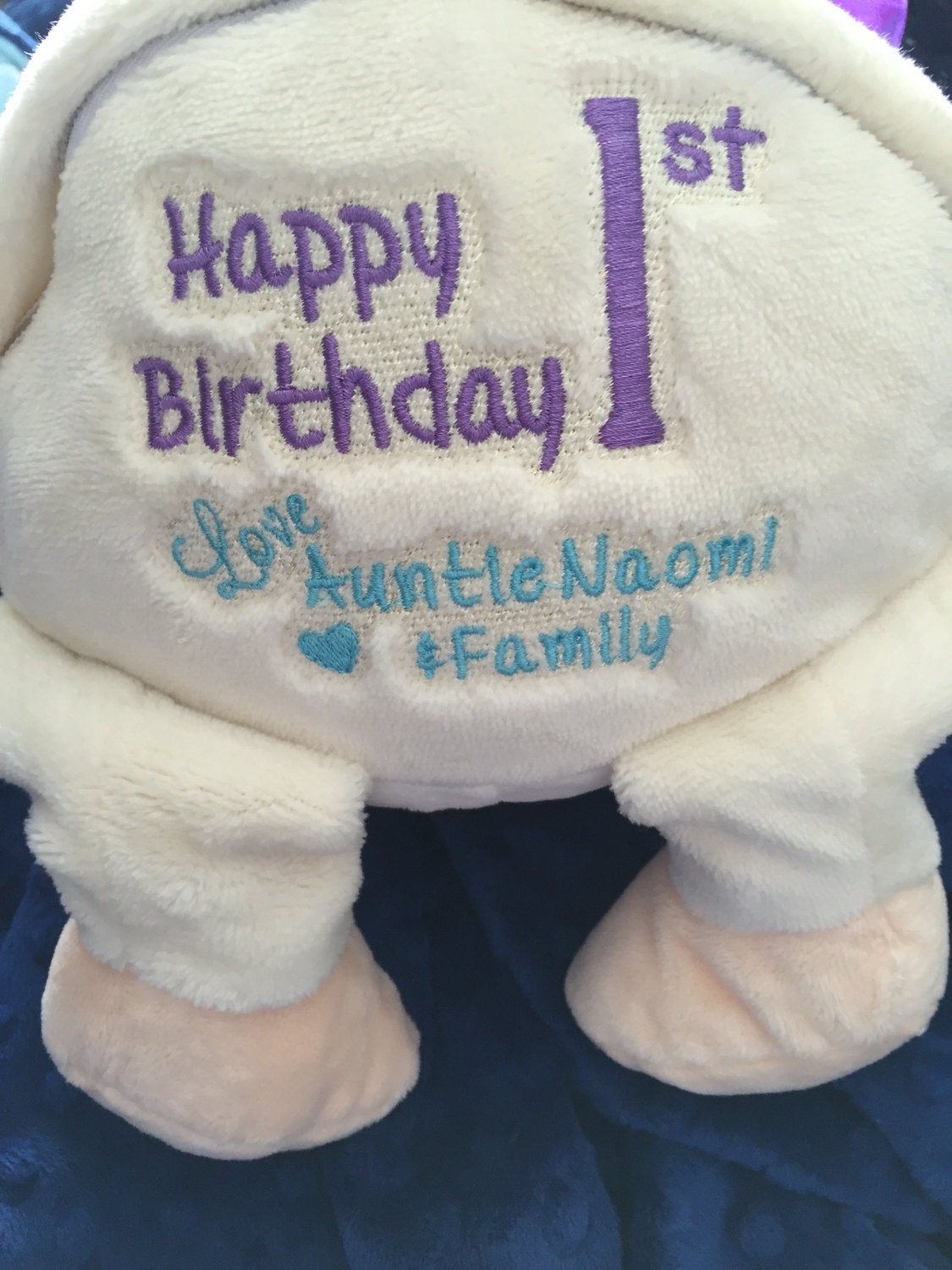 Personalized Fluffy Lamb, Birth Stats, Cubbies Stuffed Animal, Newborn Gift, 1st Birthday Gift, Keepsake Lamb, Christening Gift for Babies